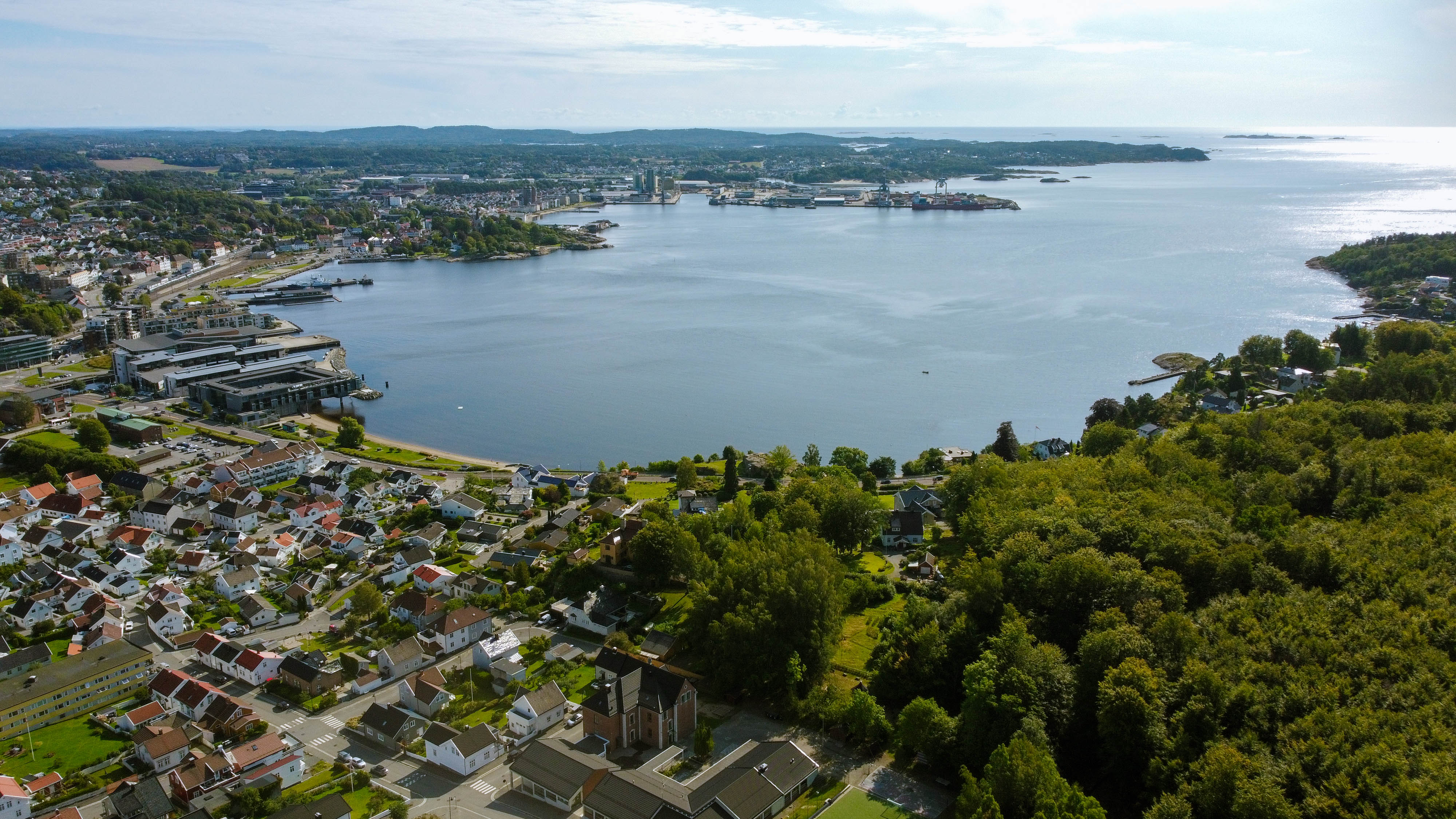 Larvik Fra Lufta