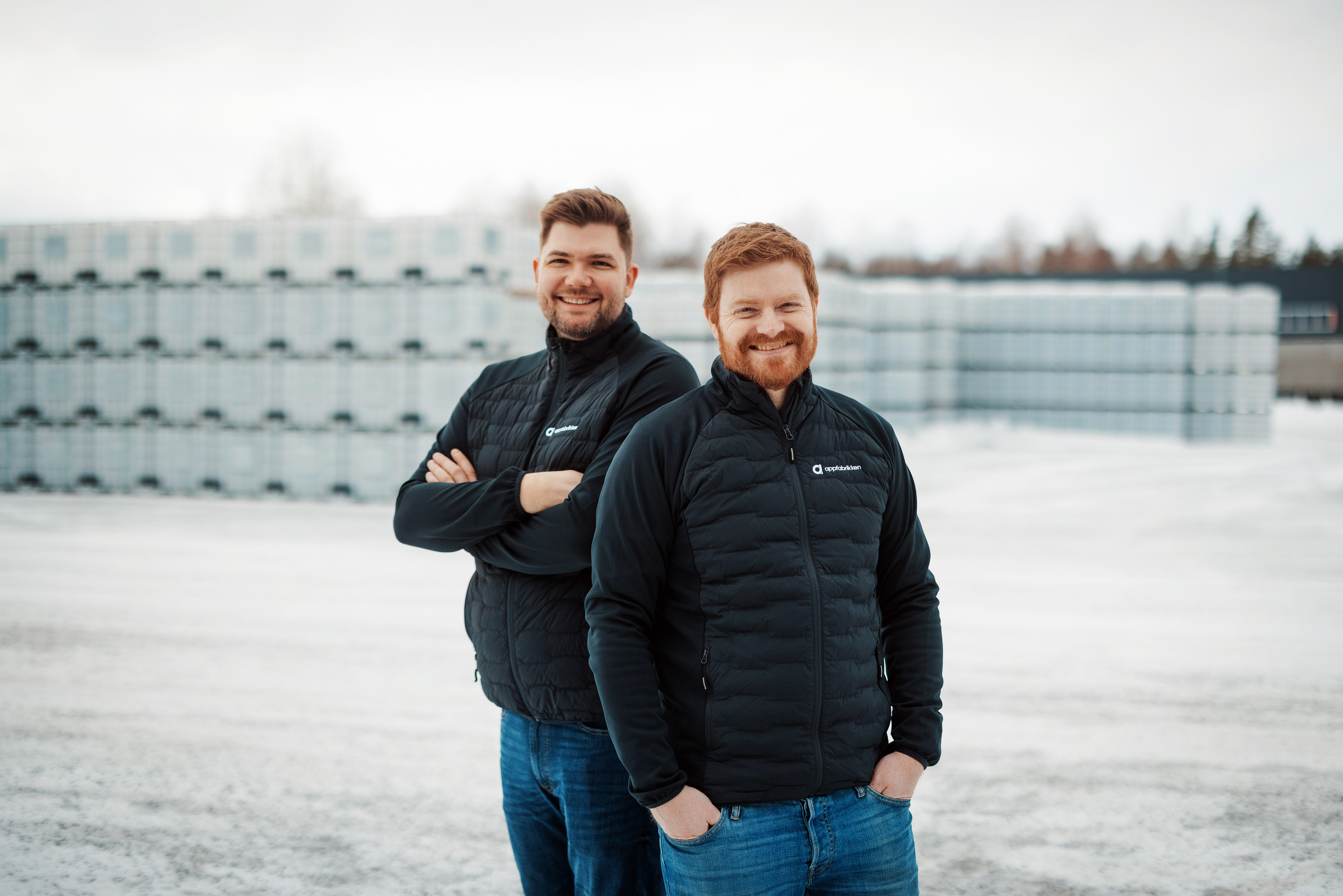Robin Havre Og Torgny Walin I Appfabrikken Foto Oda Hveem Visuello