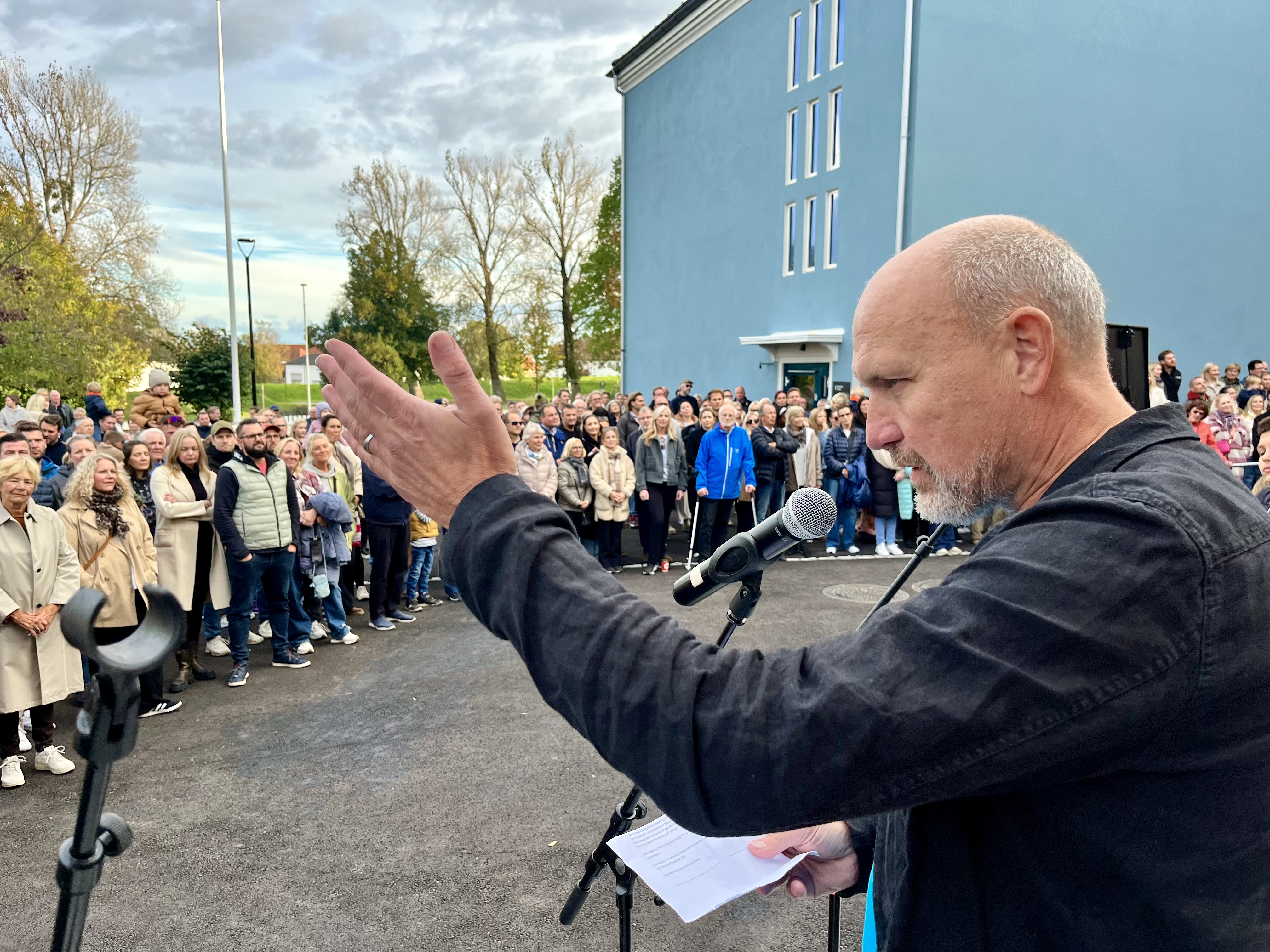 Arnfinn Folkmar Brevik Åpning Nye Stavern Skole