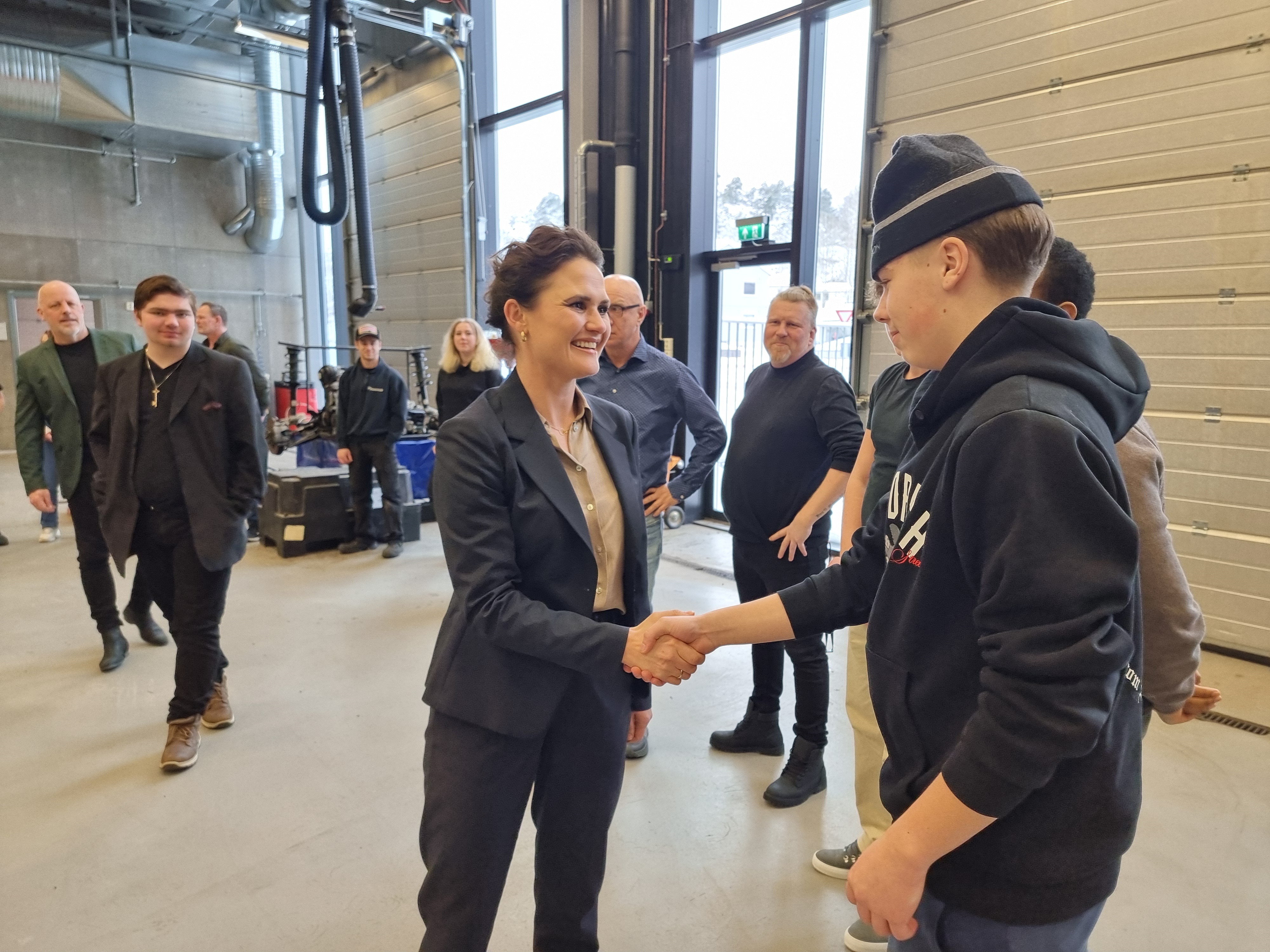 Kunnskapsminister inspirert etter Larvik-besøk