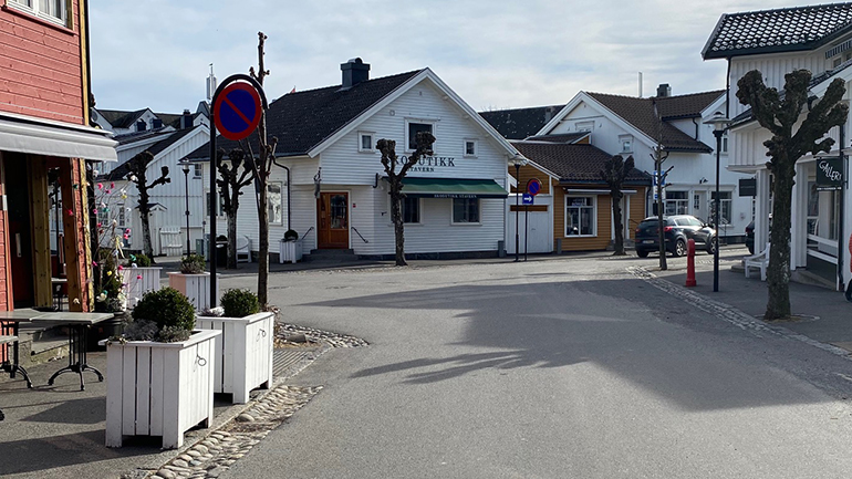 Gågater i Stavern fra påske til august 