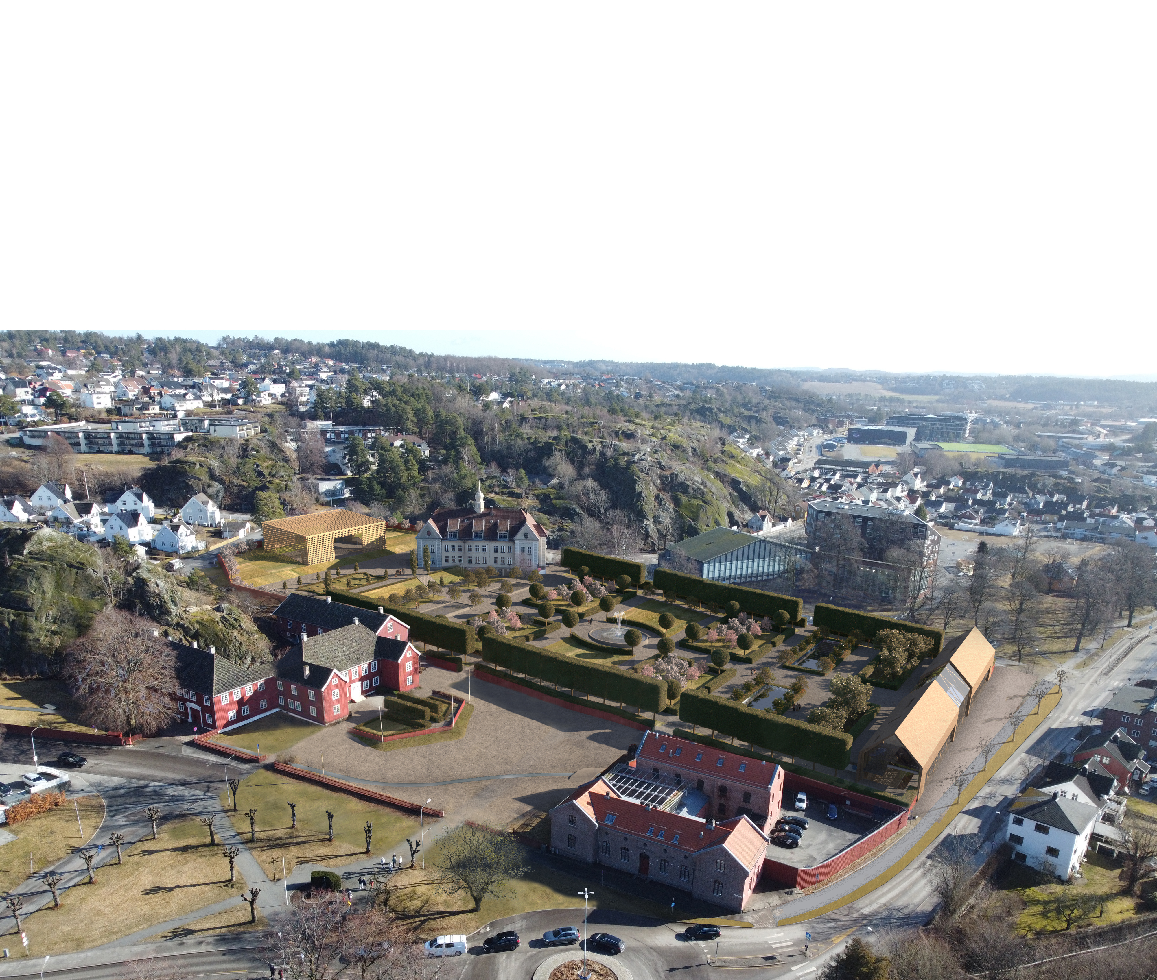 Slik kan Herregårdsanlegget i Larvik bli!