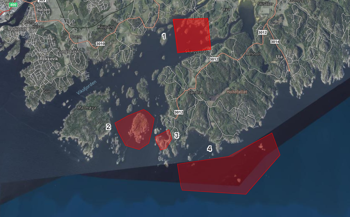 Kartlegger marine naturtyper ved Viksfjord