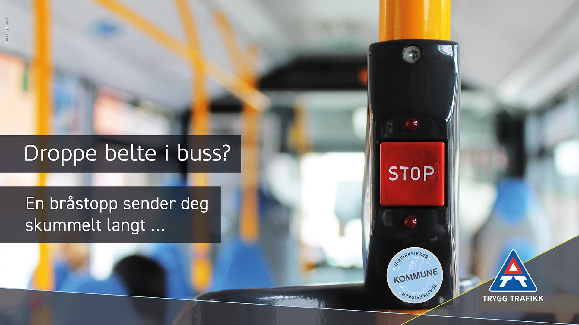 Droppe belte i buss?