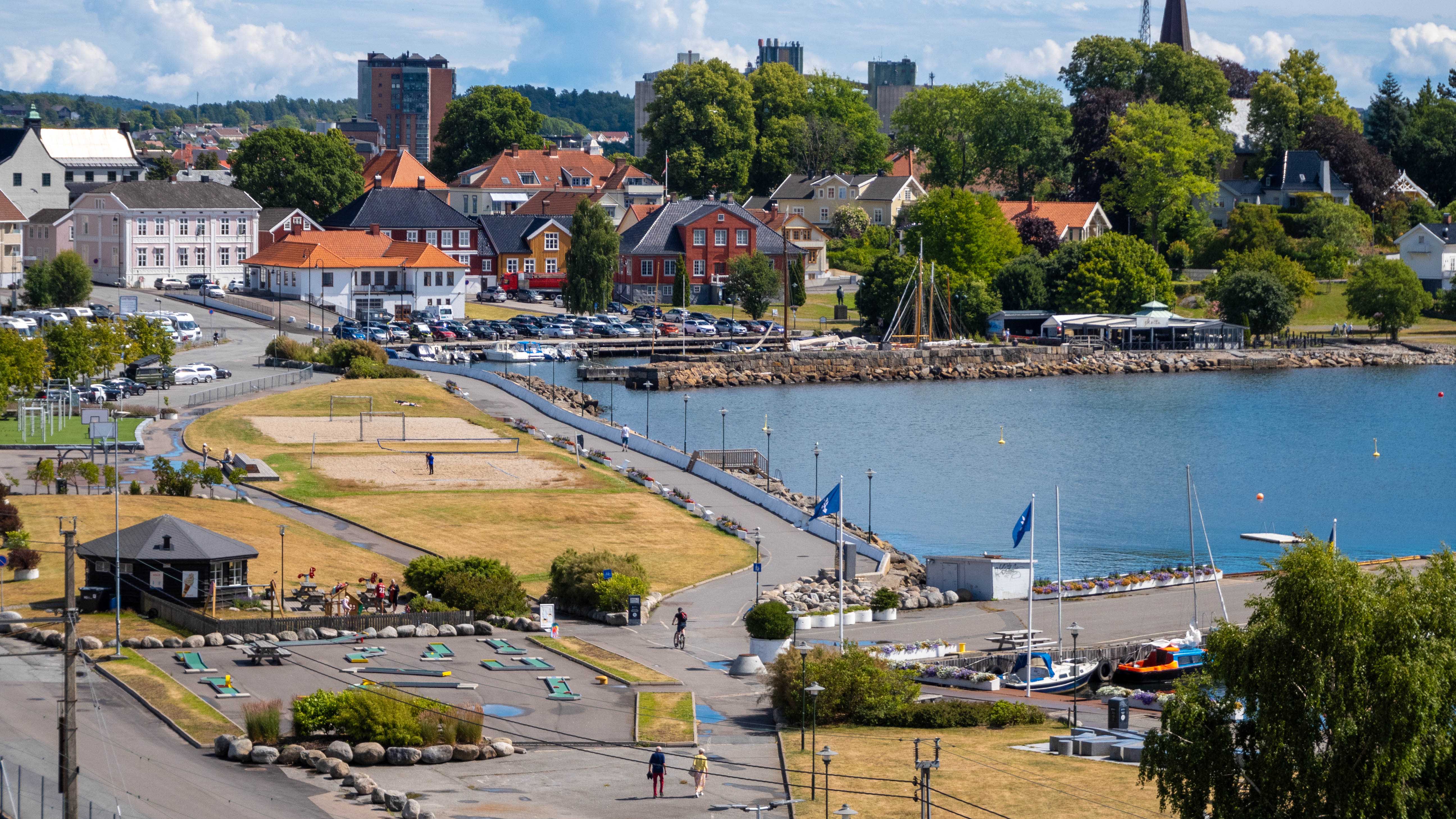 Knutepunkt Larvik og indre havn