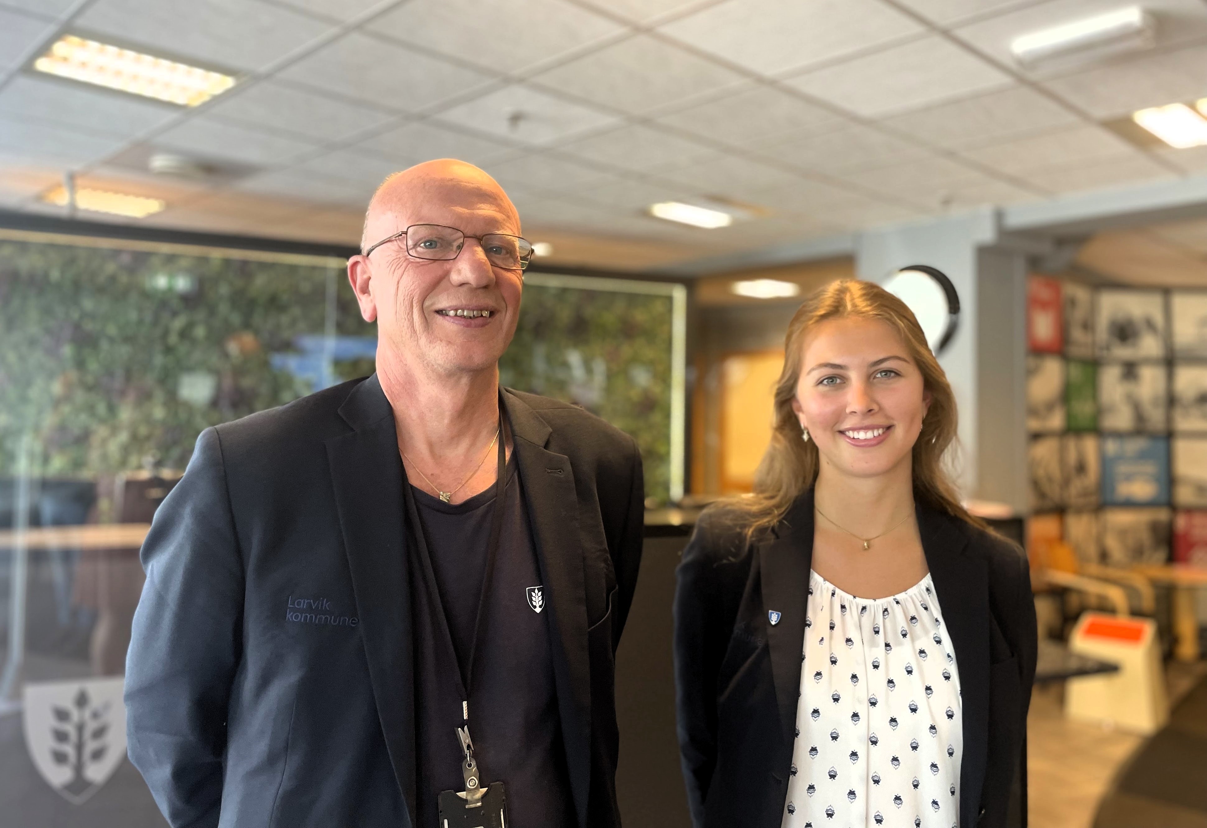 Jan Henrik Seemann og Amalie Lomme Lofstad.