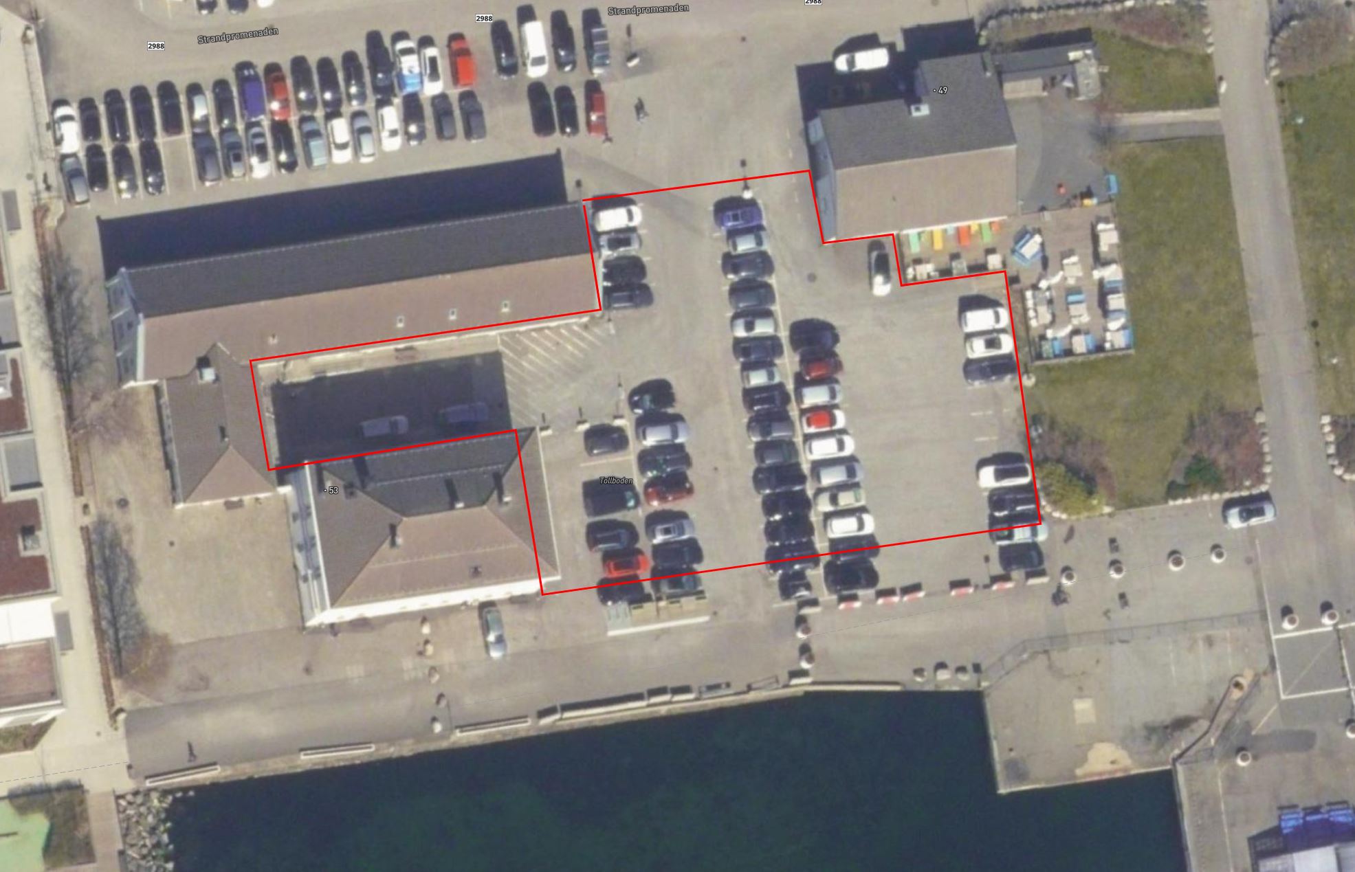 Parkeringsareal blir uteservering i Indre havn