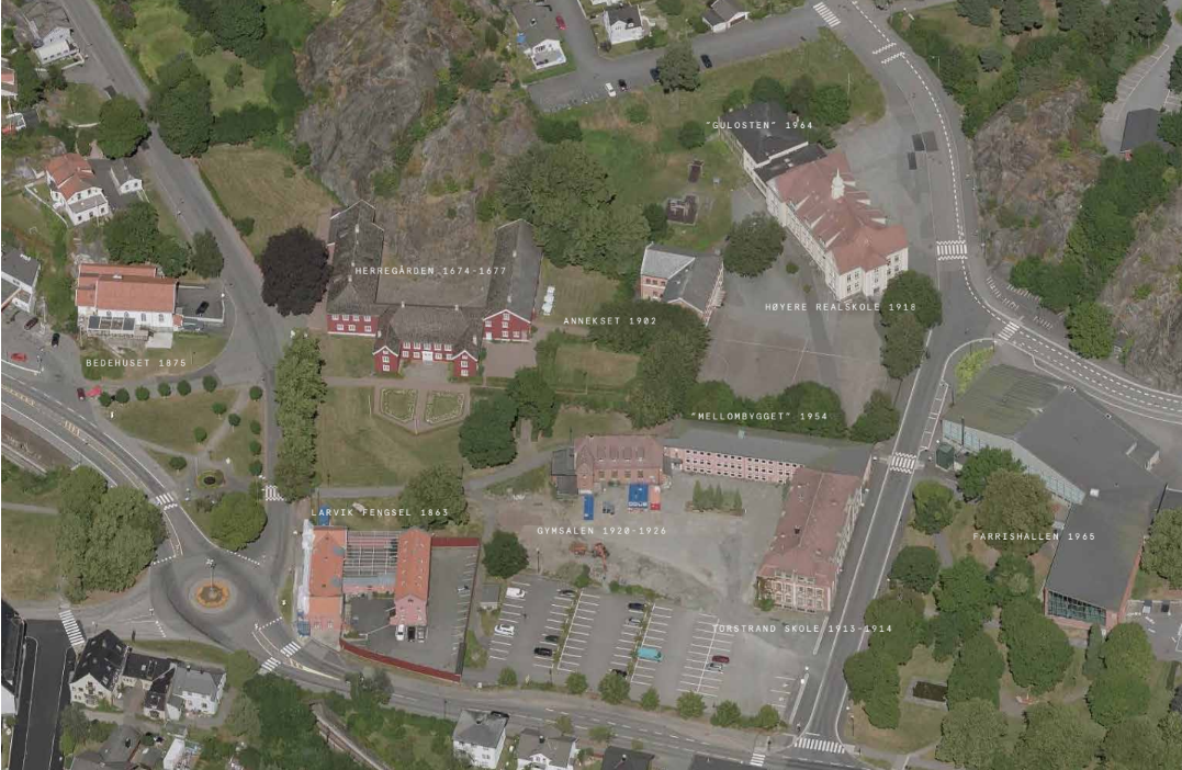 Dette oversiktsbildet viser prosjektområdet Acantus 