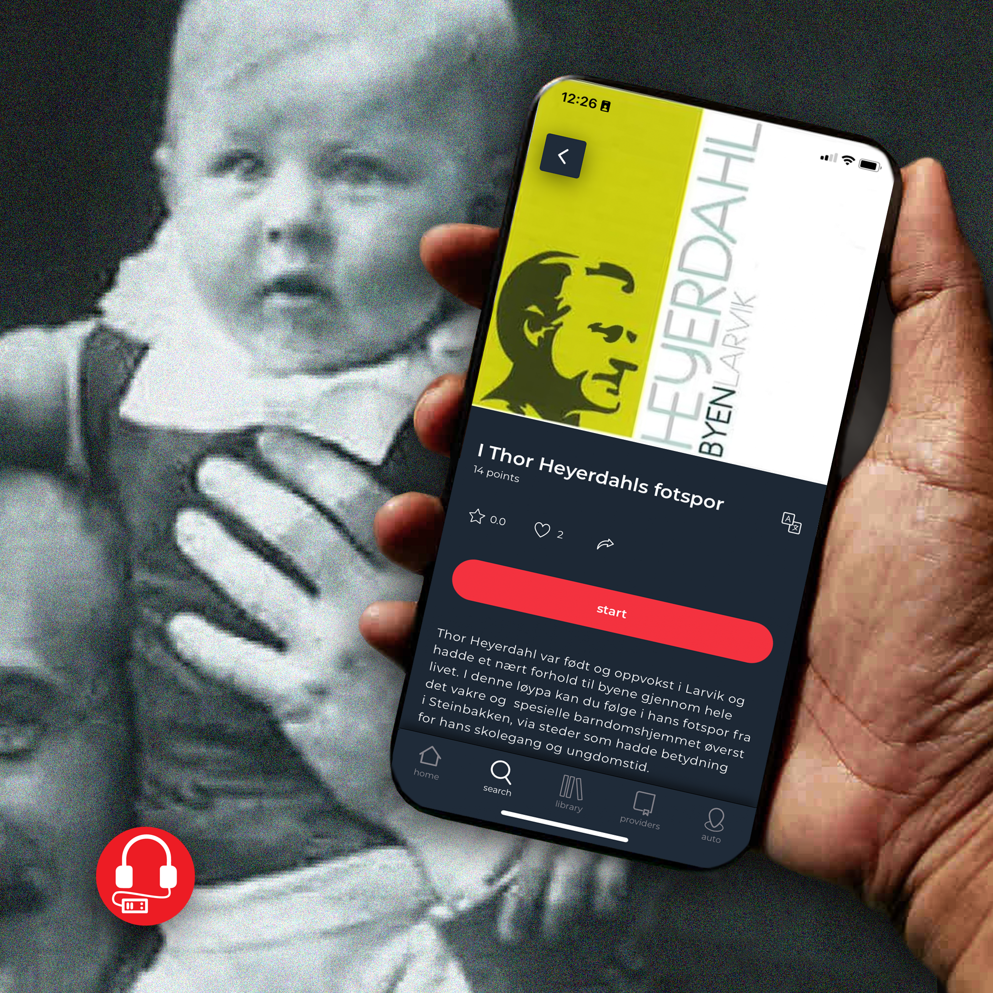 Thor Heyerdal Audioguide Larvik Infobilder Guide To Go Experio