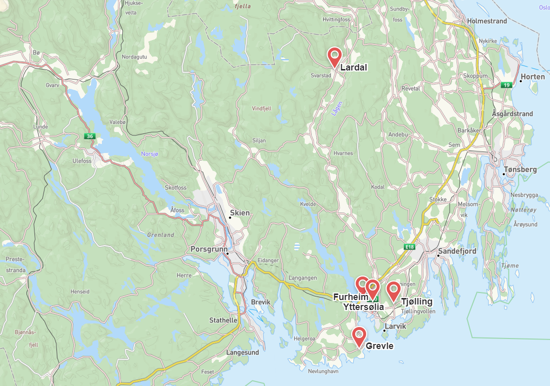 Oppmøteplasser Ved Bortfall Av EKOM