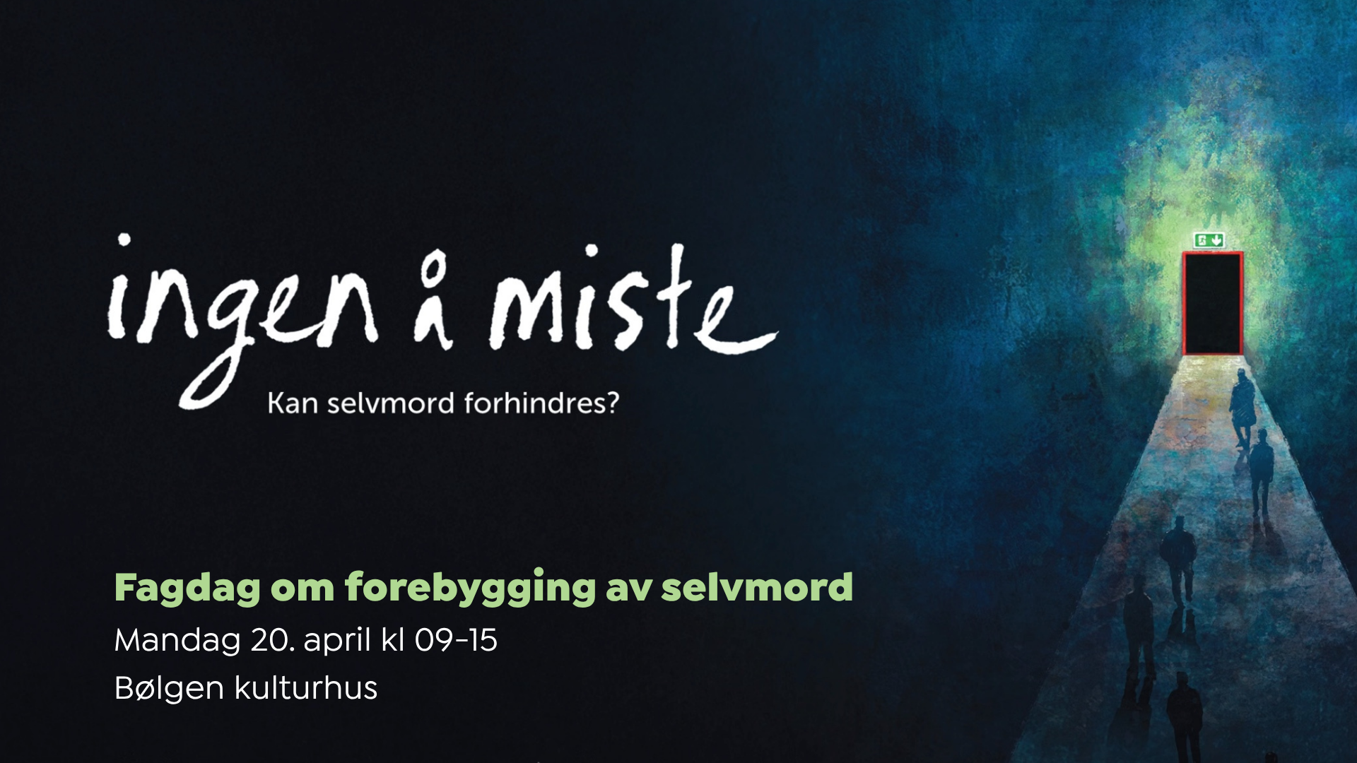 Fagdag om forebygging av selvmord 